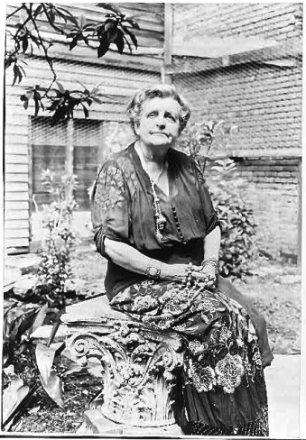 Frances Benjamin Johnston (1864-1952), ca. 1950, in New Orleans.