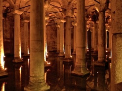 The underground Basilica Cistern, built in the 500s.