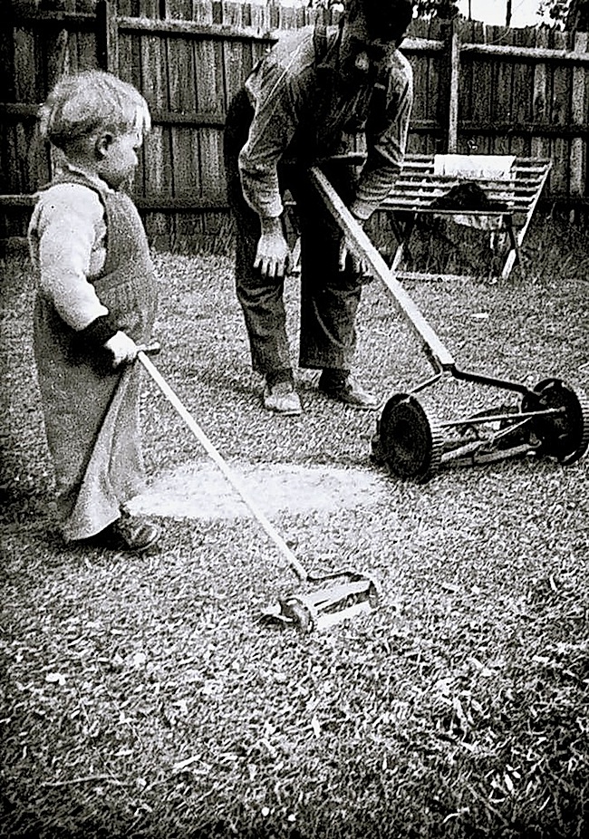 Two mowers, 1956, Museum Victoria