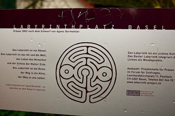 The labyrinth at Leonardskirchplatz, Basel, enclos*ure